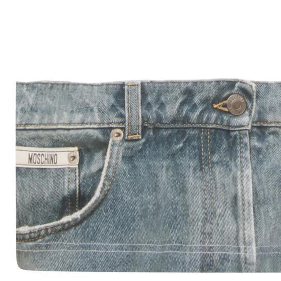 26SS 모스키노 반팔 티셔츠 261ZZ070402411001 White - MOSCHINO