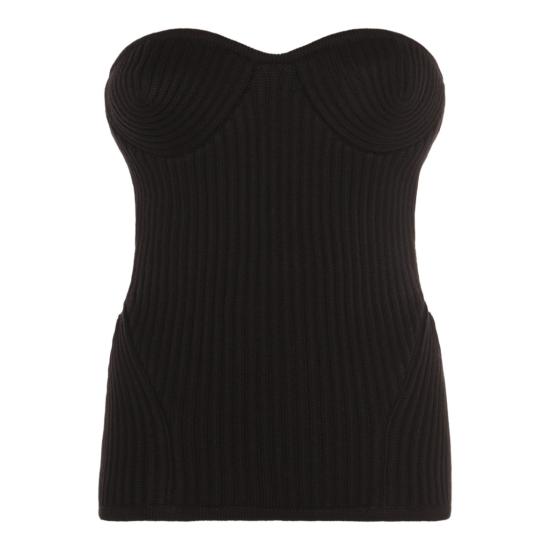 25FW 장 폴 고티에 민소매 티셔츠 PO010K00100 Black