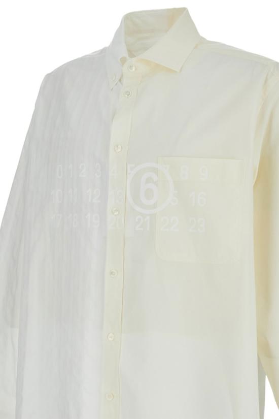 26SS MM6 메종마르지엘라 긴팔 셔츠 SH0DT0025MTN135961 White - MM6 MAISON MARGIELA