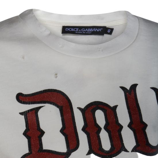 25FW 돌체앤가바나 반팔 티셔츠 F8V95TGDDGSS9000 White - DOLCE & GABBANA