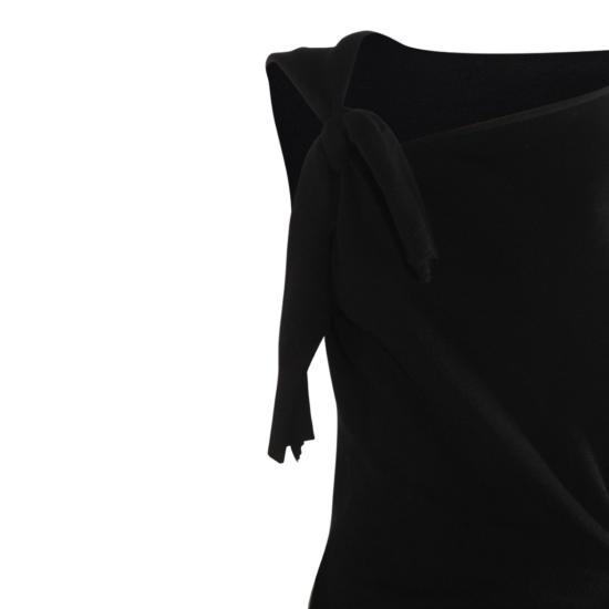 25FW 모스키노 미디 원피스 252D048154000555 Black - MOSCHINO