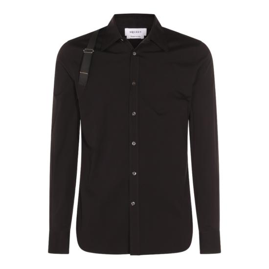 25FW 알렉산더 맥퀸 긴팔 셔츠 828170QNAAB1000 Black