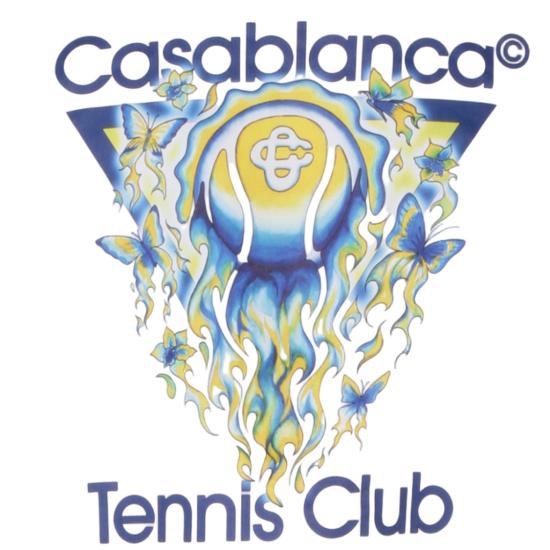 26SS 카사블랑카 반팔 티셔츠 MSP26JTS00101 Purple - CASABLANCA