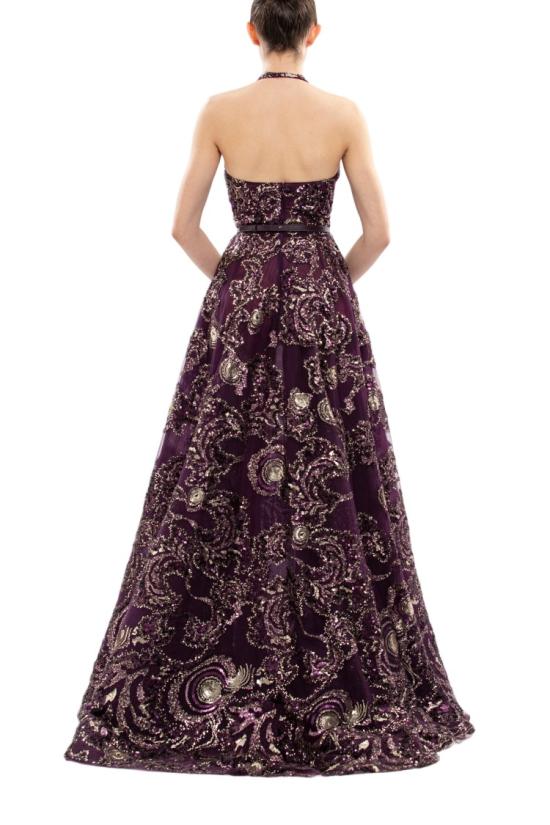  사이드 코베이시 롱 원피스 자수 롱드레스 - SAIID KOBEISY