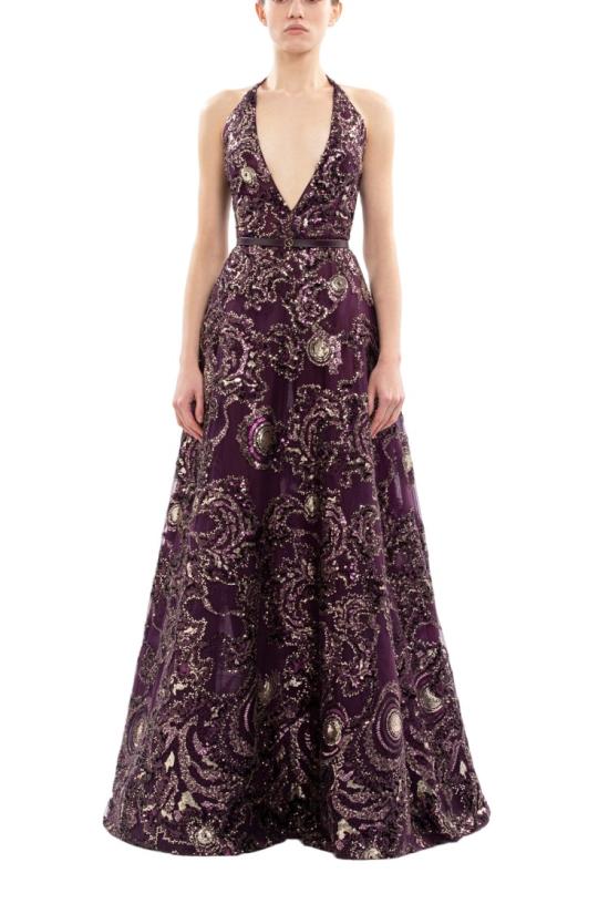  사이드 코베이시 롱 원피스 자수 롱드레스 - SAIID KOBEISY