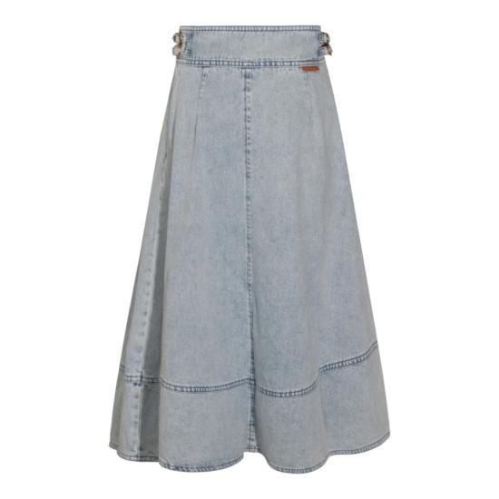 26SS 짐머만 데님 스커트 6382SC26RCSW Grey - ZIMMERMANN