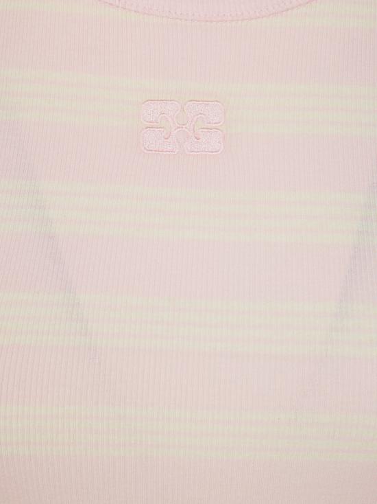 26SS 가니 스트라이프 립 탱크탑 A1050049 868 - GANNI