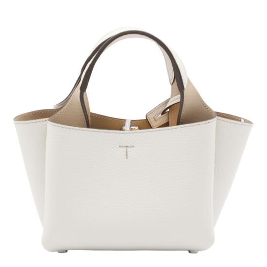 26SS 토즈 마이크로 토트백 XBWAPAFL000QRI1O92 White - TODS