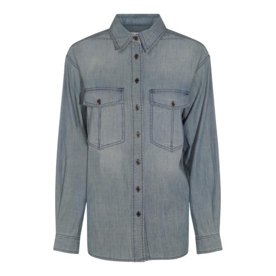 25FW 이자벨마랑에뚜왈 데님 셔츠 25ACH0233FAC3G05E30BU Grey