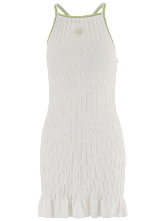 26SS 카사블랑카 미디 원피스 WSP26KW124601 White