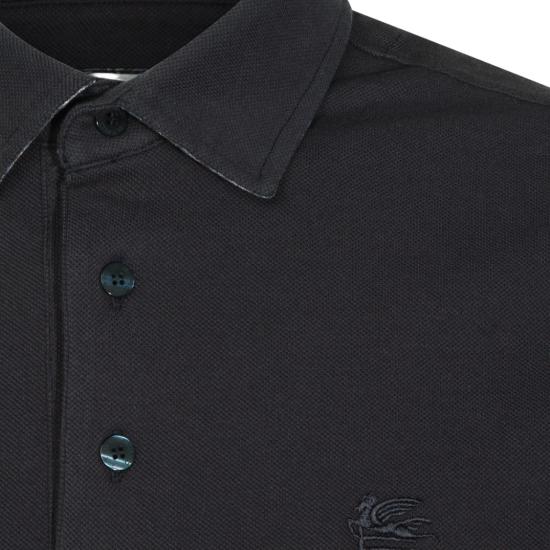 26SS 에트로 폴로 티셔츠 MRMD0006AV880B0310 Black - ETRO