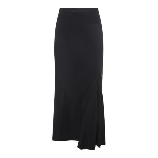26SS 릭 오웬스 롱 스커트 RP01F6334CC09 Black - RICK OWENS