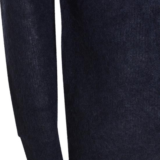 25FW 오라리 스웨터 A25AP01AKNAVY Black - AURALEE