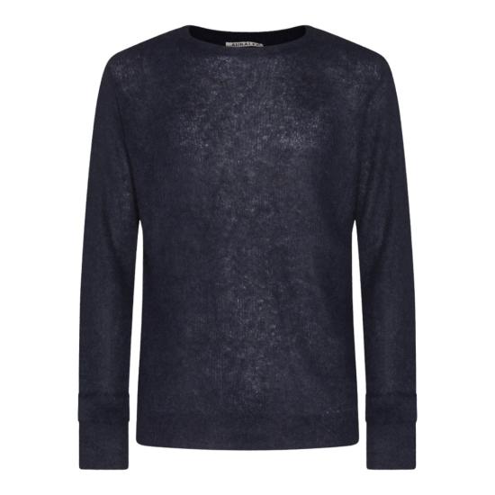 25FW 오라리 스웨터 A25AP01AKNAVY Black