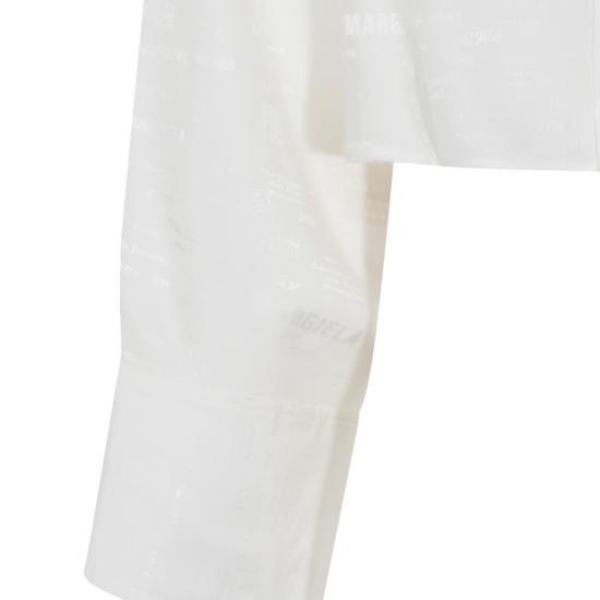 26SS MM6 메종마르지엘라 자카드 컨버터블 셔츠 S52DT0044M35737003J White - MM6 MAISON MARGIELA