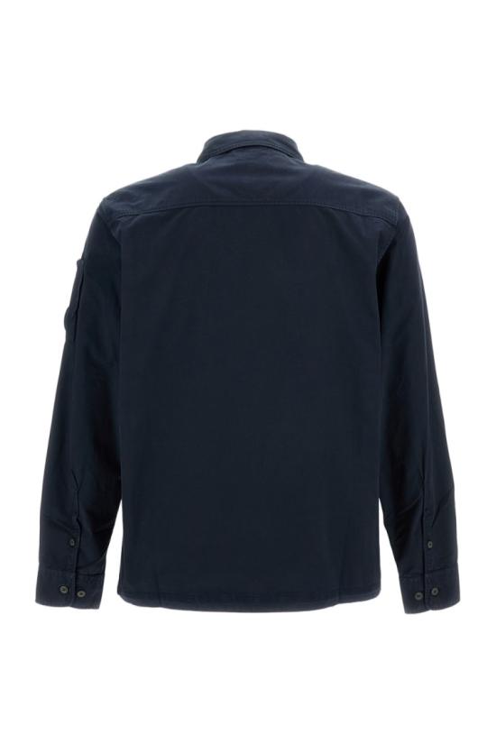 26SS 씨피 컴퍼니 오가닉 개버딘 지퍼 셔츠 RCCMOS705A110143G888 Blue - C.P. COMPANY
