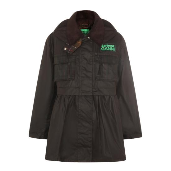 26SS 바버 X 가니 자켓 LWX1523BR71 Black