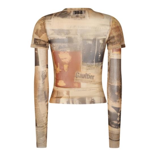 26SS 장 폴 고티에 긴팔 티셔츠 TO416M013P030830 Neutrals - JEAN PAUL GAULTIER