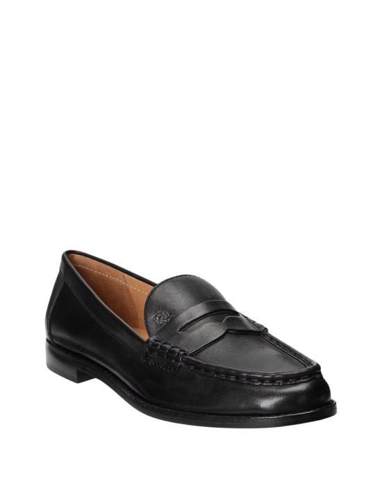 25FW 랄프 로렌 플랫 슈즈 802875318001 Black - RALPH LAUREN