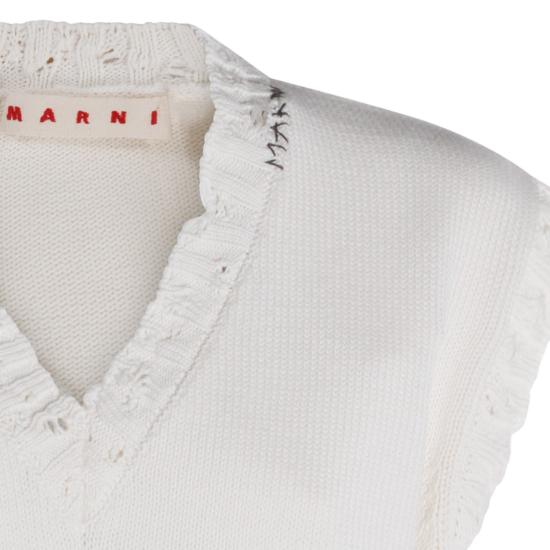 26SS 마르니 스웨터 CVMD0088A0UFC65200W01 White - MARNI