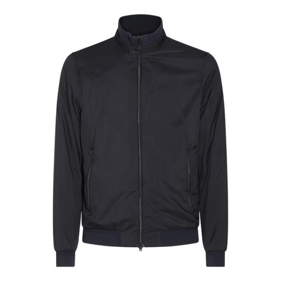 26SS 에르노 에코에이지 하이 카라 봄버 자켓 GI000414U12456Z9200 Black