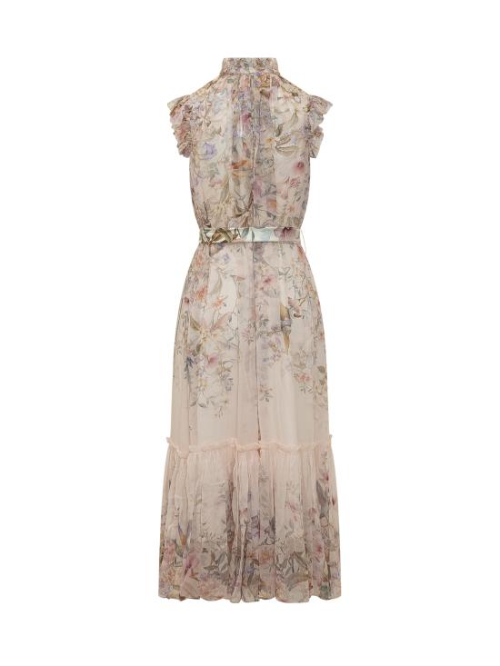 26SS 짐머만 롱 원피스 7280DC261 CRMAV CREAM AVIARY - ZIMMERMANN