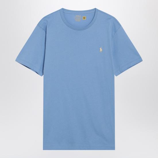 26SS 폴로 랄프로렌 포니로고 자수 반팔 티셔츠 710671438454CO Light blue