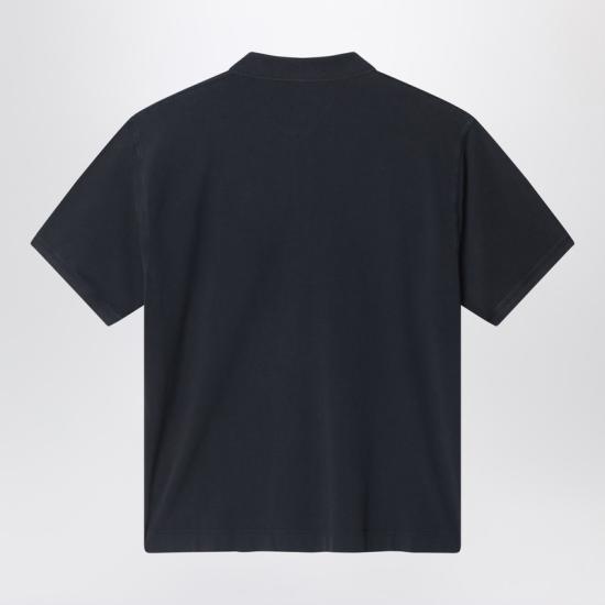 26SS 아크네 스튜디오 폴로 티셔츠 BL0433CO Black - ACNE STUDIOS