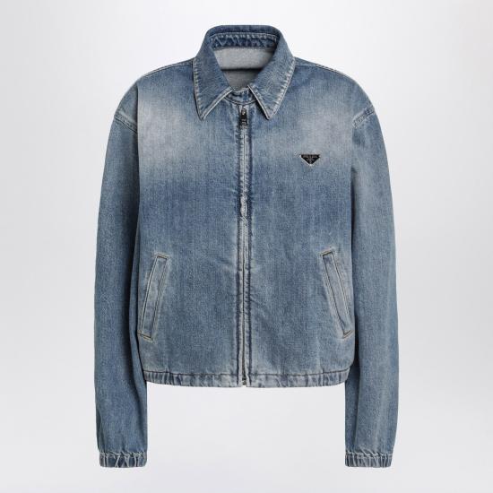 26SS 프라다 데님 자켓 GFB337OOO16PK Light blue