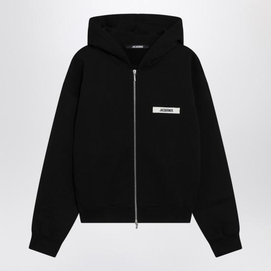 26SS 자크뮈스 그로그랭 후드 집업 HOM00257AJ00126 Black