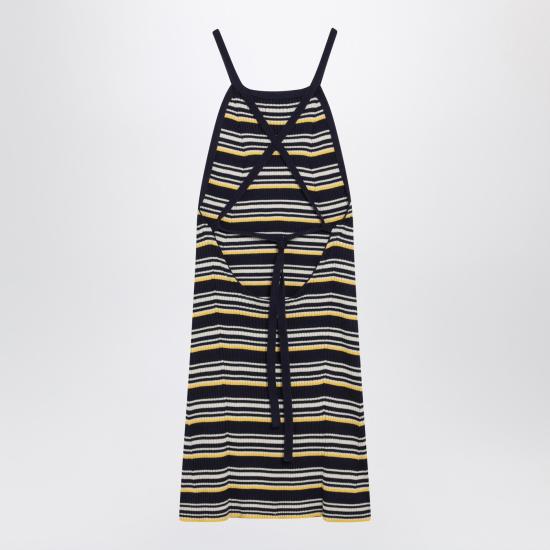 26SS 미우미우 미디 원피스 MMA927OOO185J Blue - MIU MIU