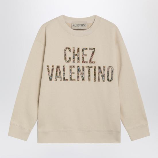 26SS 발렌티노 가라바니 긴팔 티셔츠 8B3MF25FA4T Beige