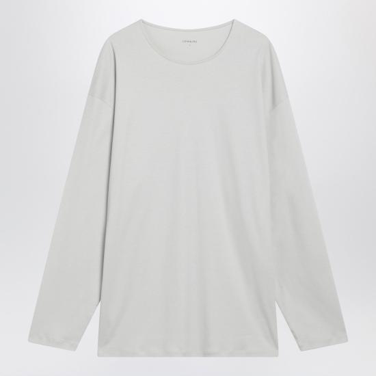 26SS 르메르 면실크 긴팔 티셔츠 TS0019LJ1055 White