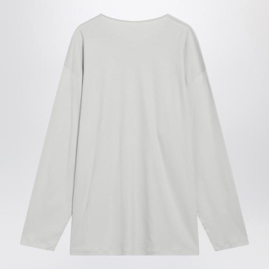 26SS 르메르 면실크 긴팔 티셔츠 TS0019LJ1055 White - LEMAIRE