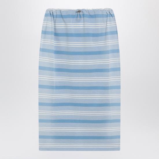 26SS 프라다 미디 스커트 31147OOO188Q Light blue