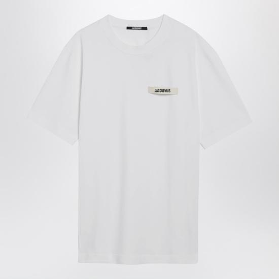 26SS 자크뮈스 그로그랭 로고 티셔츠 TSM00133AJ00226 White