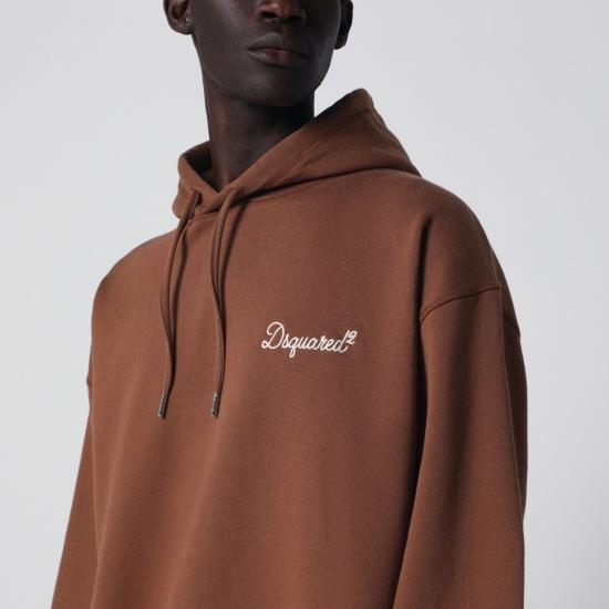 26SS 디스퀘어드2 후드 티셔츠 S74GU0929D25029 Brown - DSQUARED2