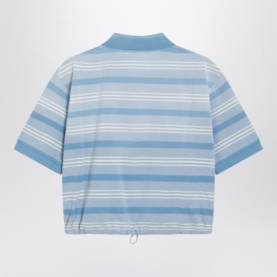 26SS 프라다 폴로 티셔츠 39609OOO188Q Light blue - PRADA