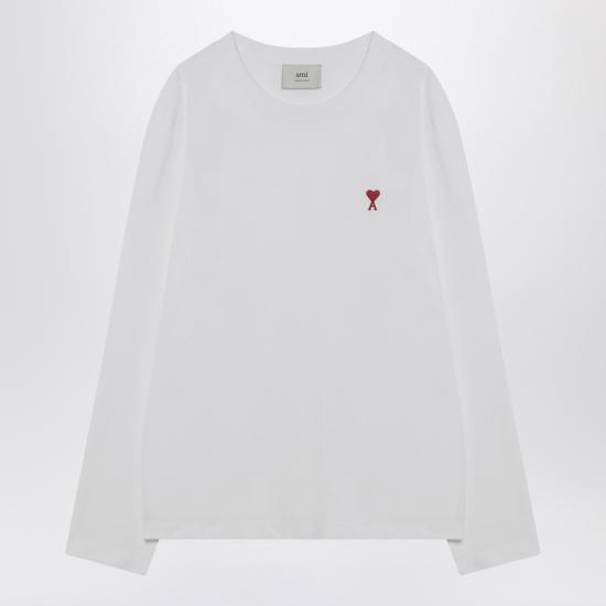 26SS 아미 긴팔 티셔츠 BFUTS235U724 White