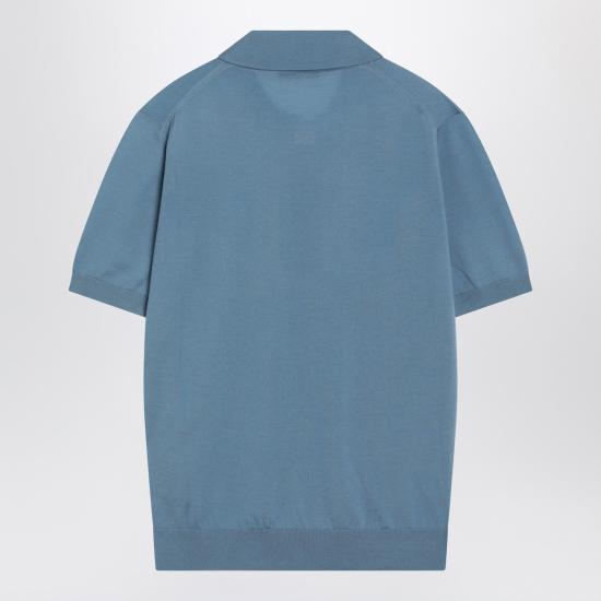 26SS 프라다 폴로 티셔츠 UMF148OOO18DY Light blue - PRADA