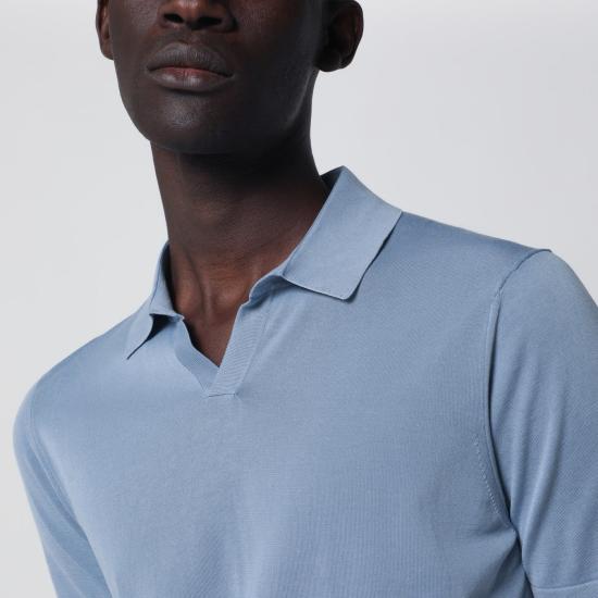 26SS 드루모어 폴로 티셔츠 D0GF146NCO Light blue - DRUMOHR