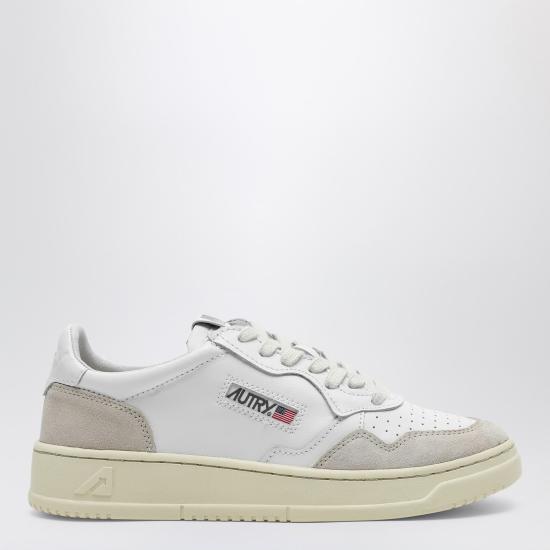 26SS 오트리 메달리스트 로우 레더 스니커즈 AULWLS33 White