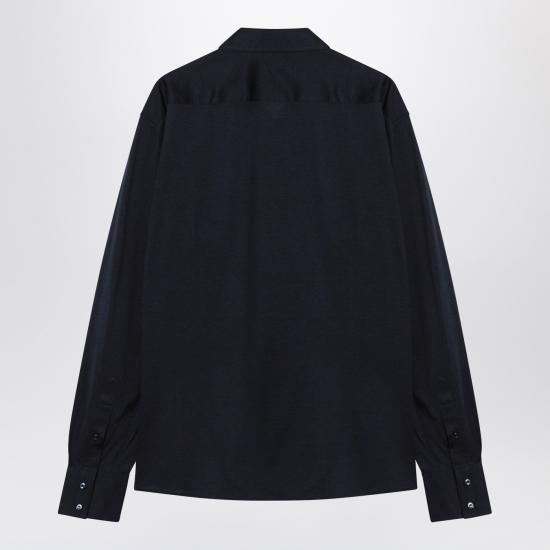 26SS 브루넬로 쿠치넬리 프렌치 칼라 셔츠 MD8216686SI Blue - BRUNELLO CUCINELLI