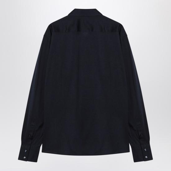 26SS 브루넬로 쿠치넬리 긴팔 셔츠 MD8216686SI Blue - BRUNELLO CUCINELLI