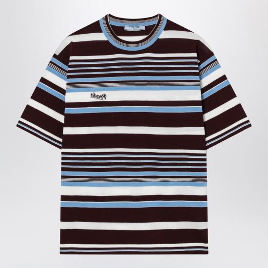 26SS 프라다 반팔 티셔츠 P24B3HOOO19BR Multicolor