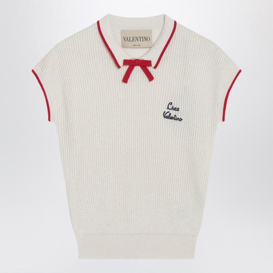 26SS 발렌티노 가라바니 민소매 티셔츠 8B3KC66T9JV Beige