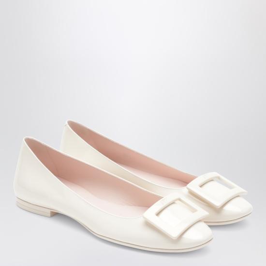 26SS 로저비비에 플랫 슈즈 RVW66834910D1P White - ROGER VIVIER