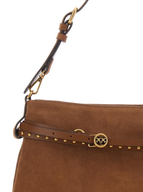 26SS 핑코 숄더백 105903A0F6L17Q Brown - PINKO