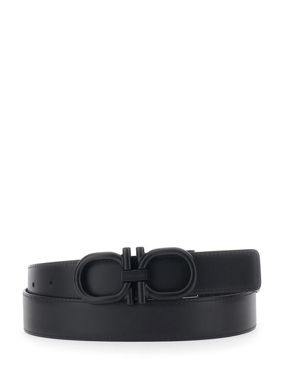 26SS 살바토레 페라가모 가죽 벨트 6706340790946 Black - SALVATORE FERRAGAMO