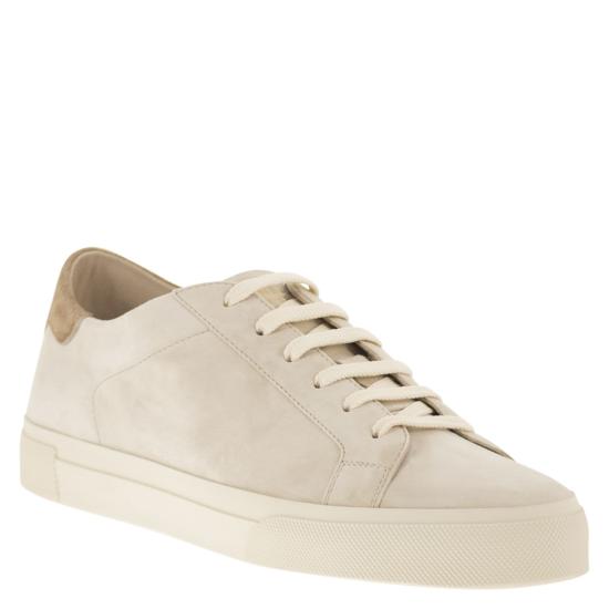 26SS 브루넬로 쿠치넬리 스니커즈 MZUCHHP330 CREAM - BRUNELLO CUCINELLI